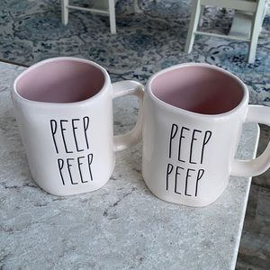 2 pack Rae Dunn Peep Peep mugs